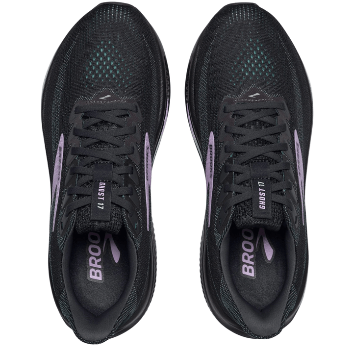 Brooks Ghost 17 Women's Grey/Clearwater/Purple 1D WIDE - Run Vault