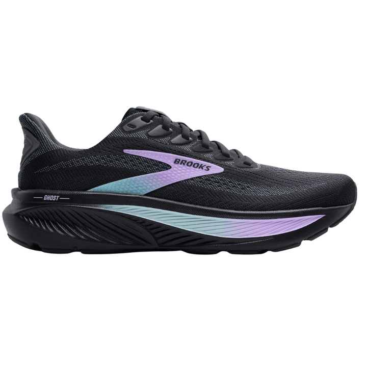 Brooks Ghost 17 Women's Grey/Clearwater/Purple 1D WIDE - Run Vault