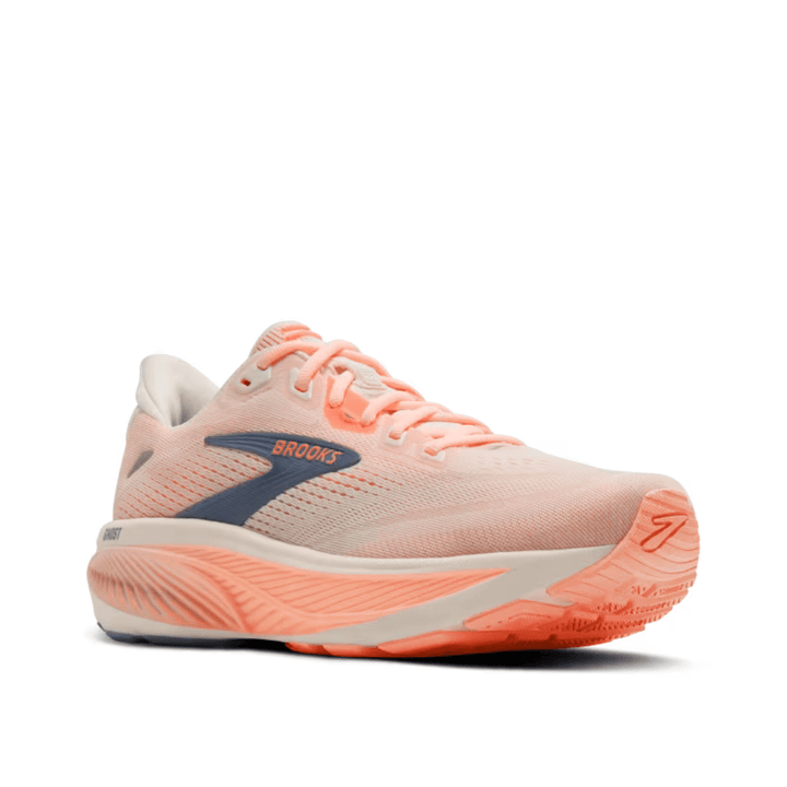 Brooks Ghost 18 Women's White/Peach/Grey - Run Vault
