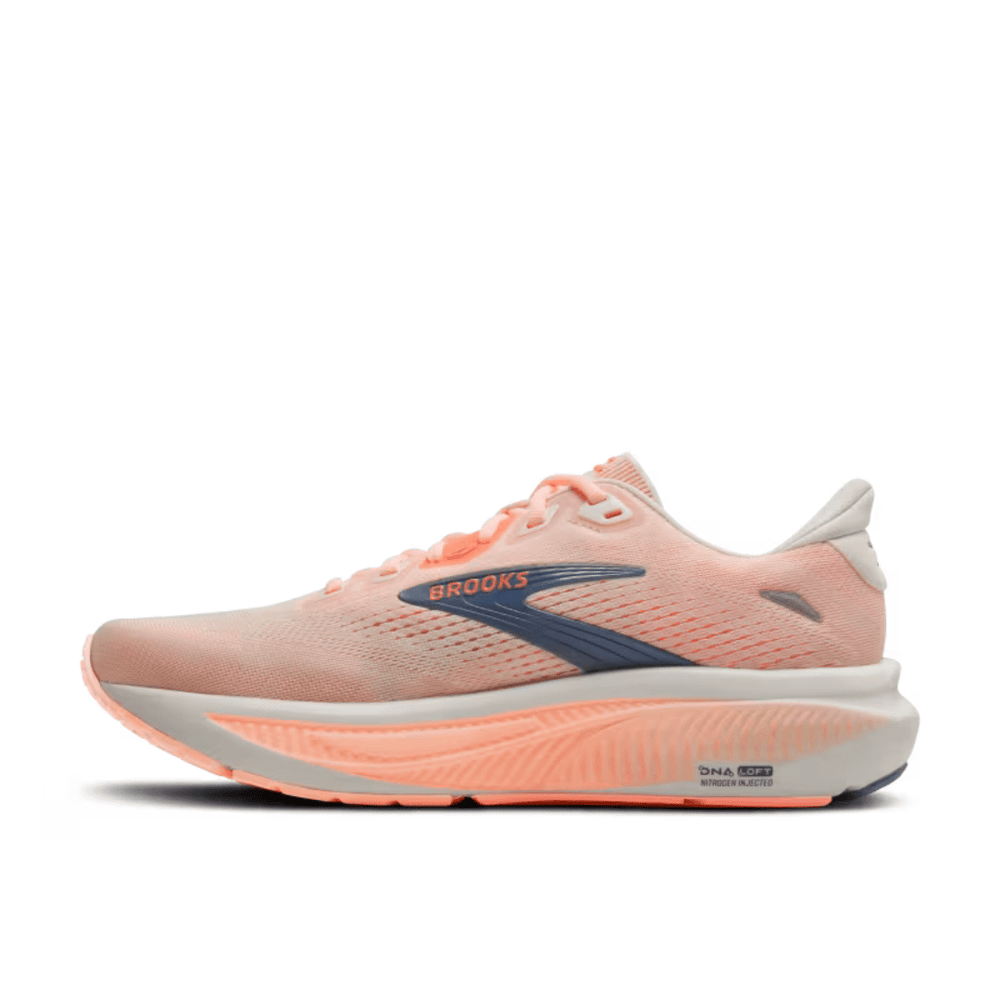 Brooks Ghost 18 Women's White/Peach/Grey - Run Vault