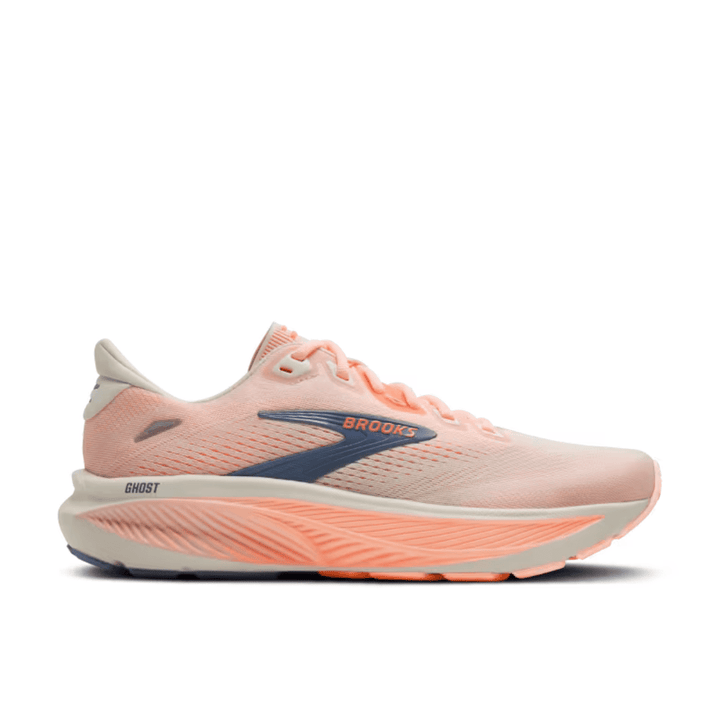Brooks Ghost 18 Women's White/Peach/Grey - Run Vault