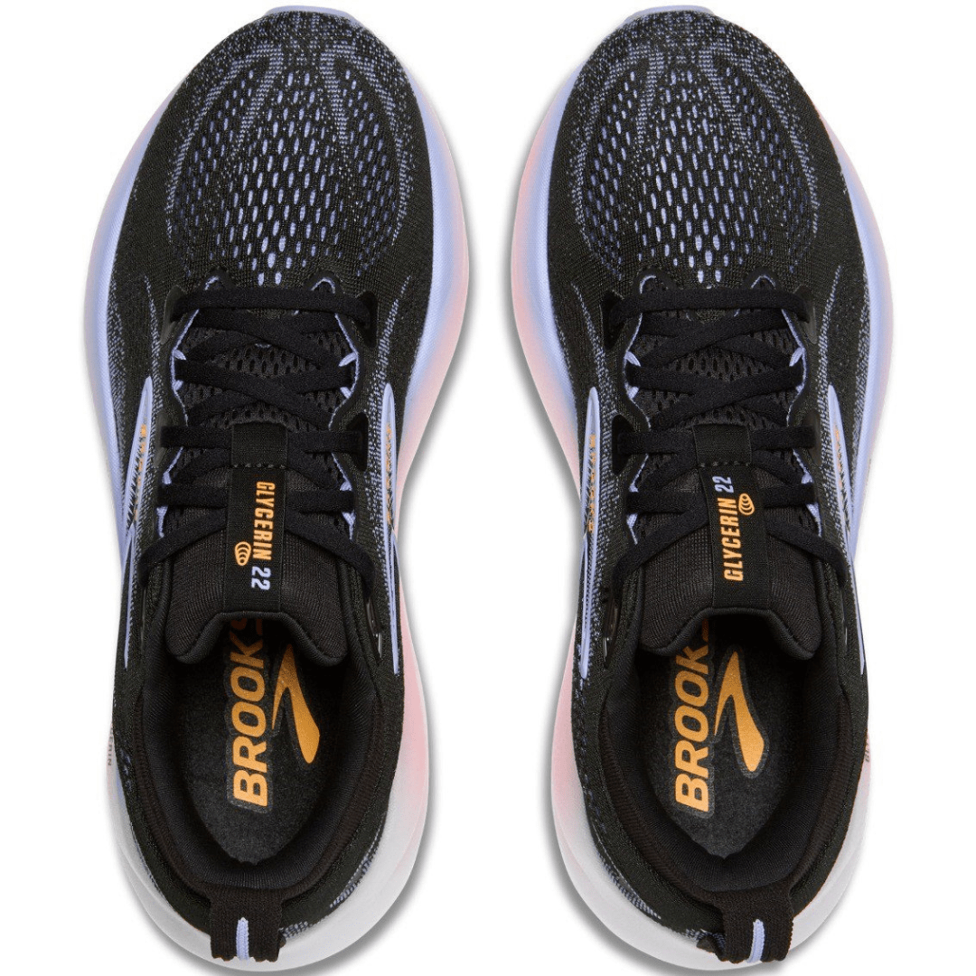 Brooks - Glycerin 22 - Women's - Black/Blue Heron/Orange - Run Vault