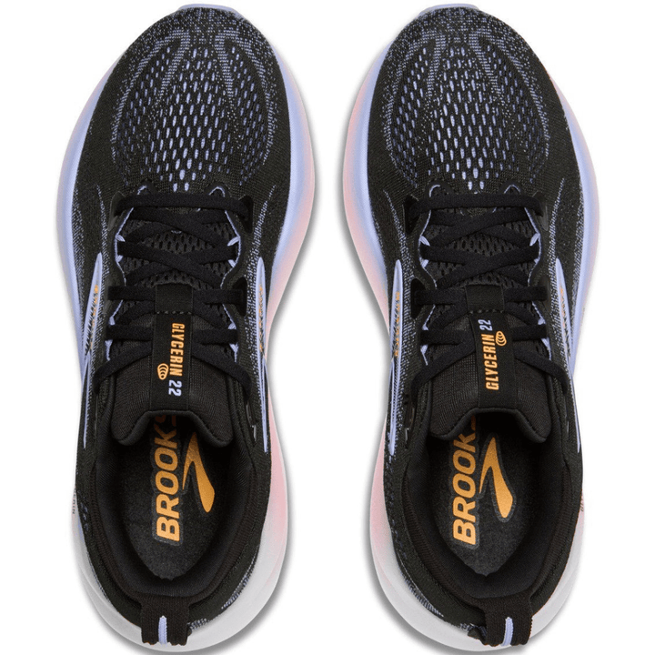 Brooks - Glycerin 22 - Women's - Black/Blue Heron/Orange - Run Vault