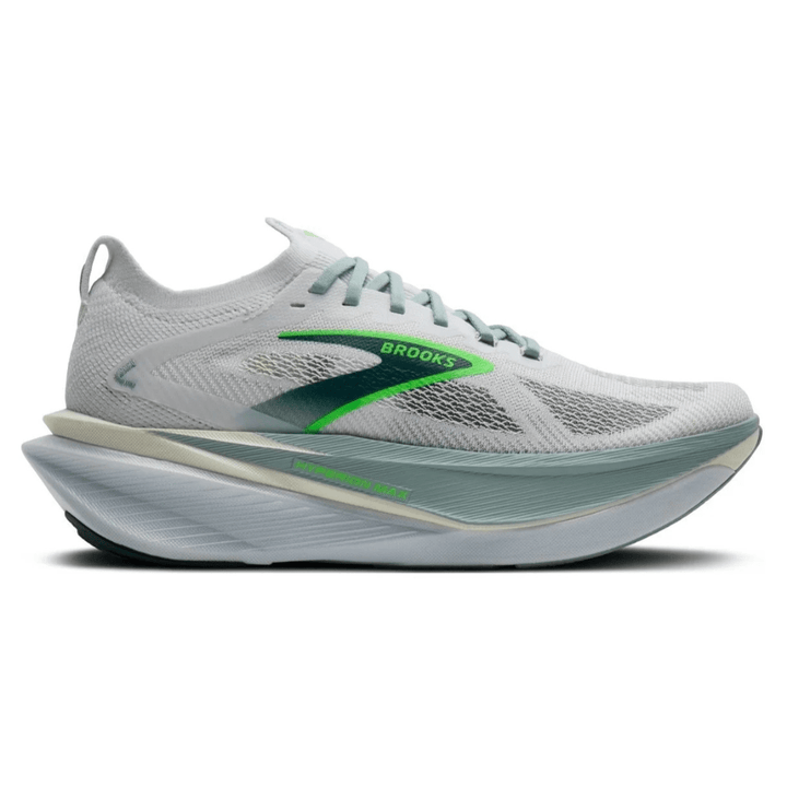Brooks Men's Hyperion Max 3 White/Gray Mist/Green - Run Vault