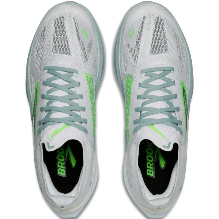 Brooks Men's Hyperion Max 3 White/Gray Mist/Green - Run Vault