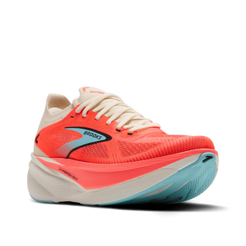 Brooks - Women's - Hyperion Max 3 - Coconut/Fiery Coral - Run Vault