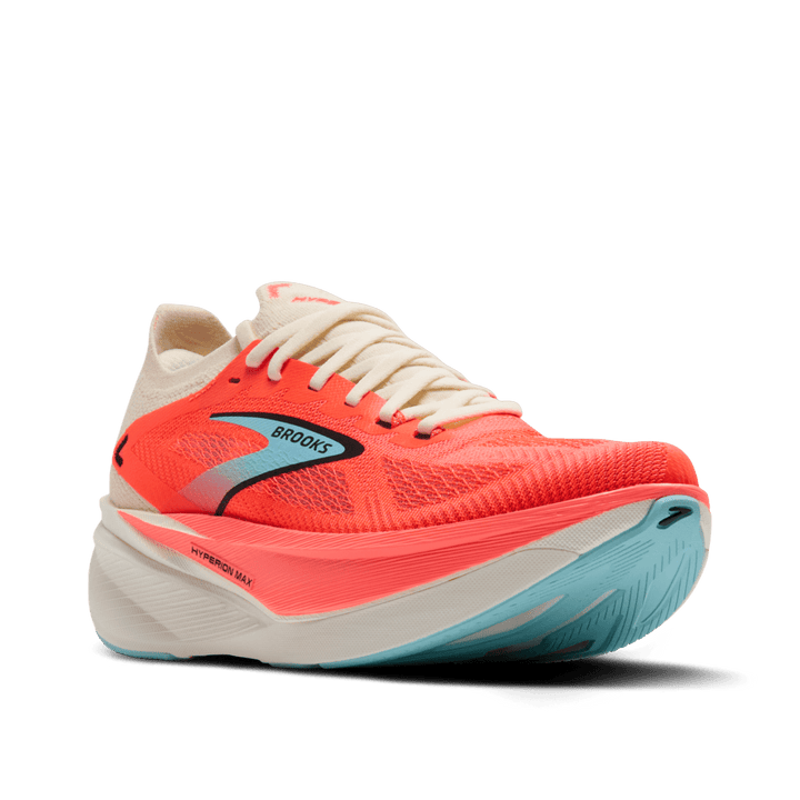 Brooks - Women's - Hyperion Max 3 - Coconut/Fiery Coral - Run Vault