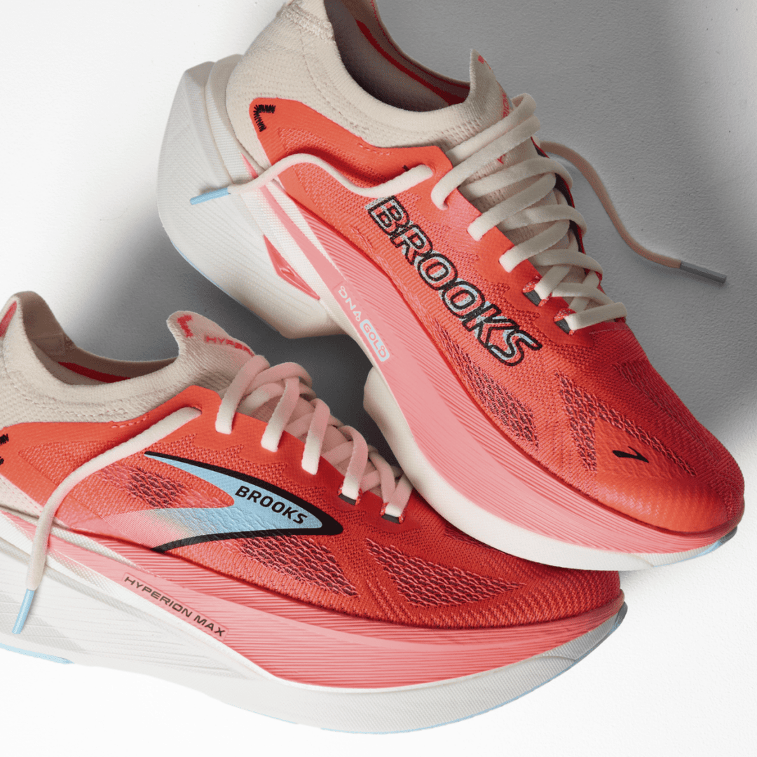 Brooks - Women's - Hyperion Max 3 - Coconut/Fiery Coral - Run Vault