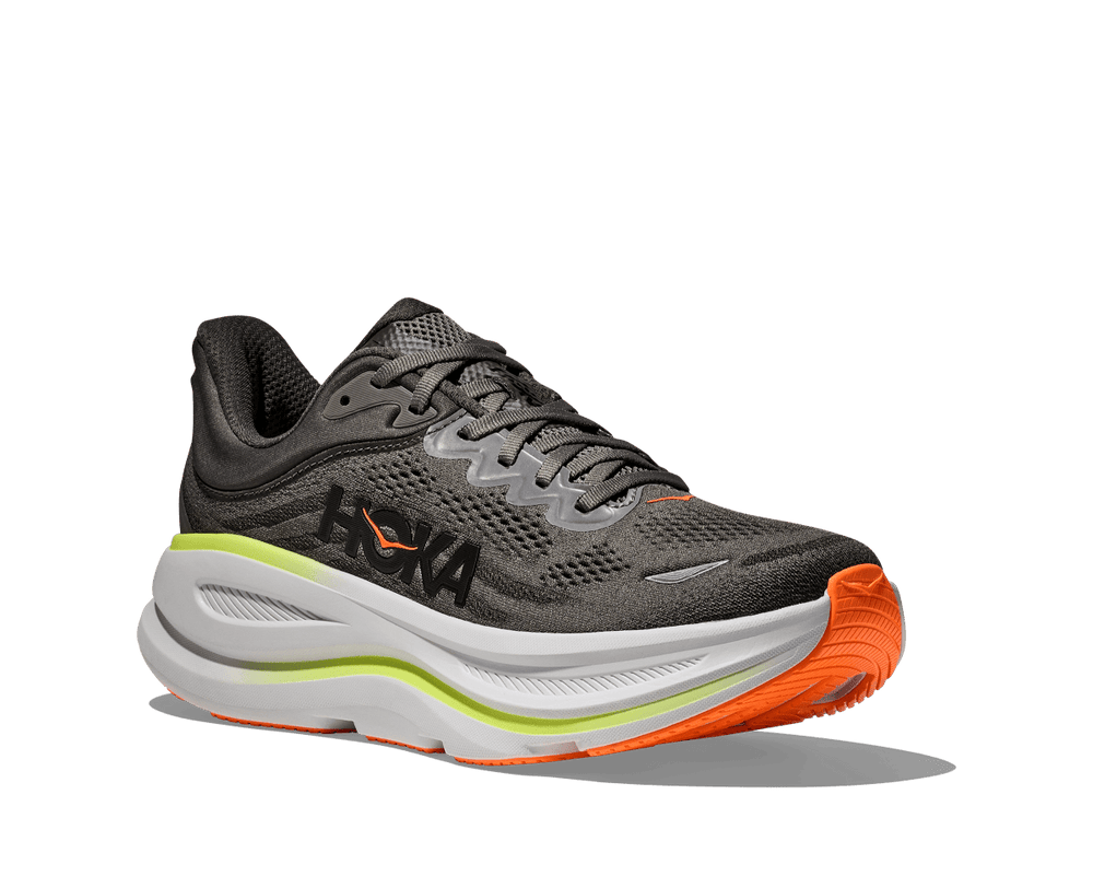 Hoka - Bondi 9 - Men's - Asphalt Grey/Gravel - Run Vault