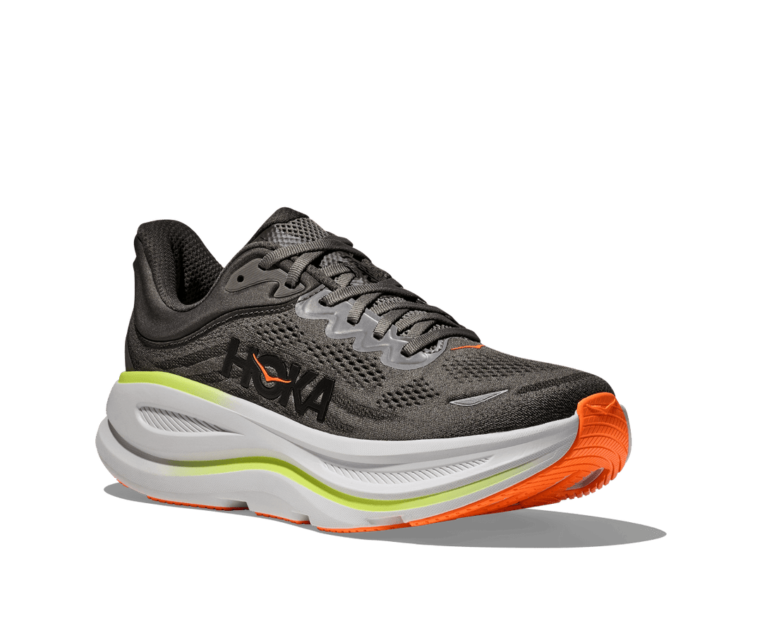 Hoka - Bondi 9 - Men's - Asphalt Grey/Gravel - Run Vault