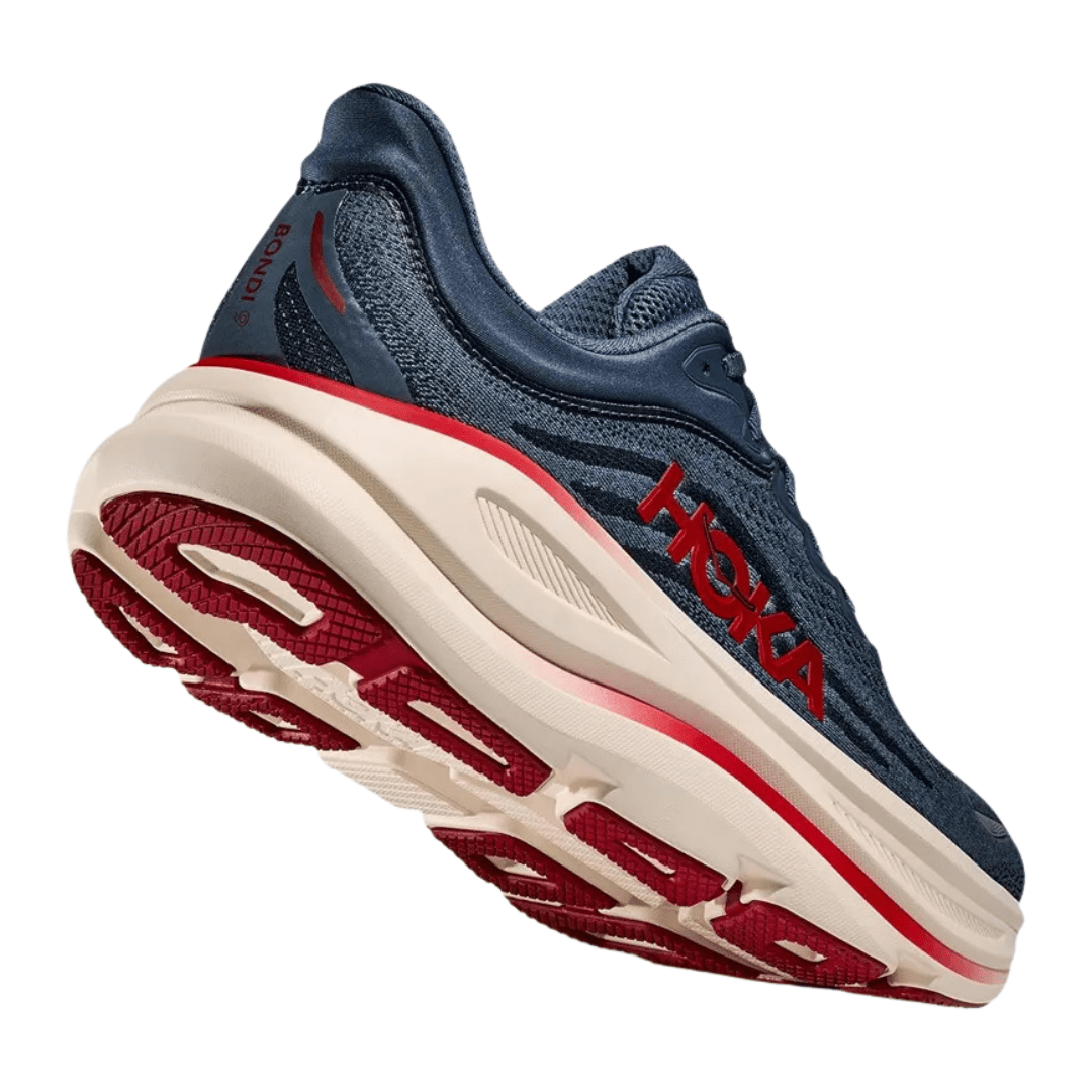 Hoka Bondi 9 Men's Thundercloud/Vermillion - Run Vault