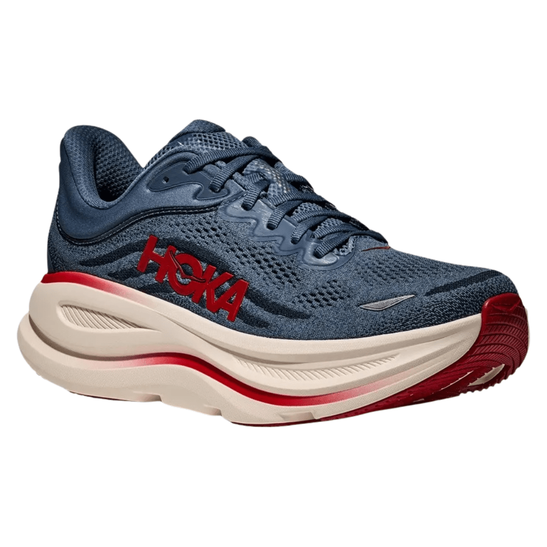 Hoka Bondi 9 Men's Thundercloud/Vermillion - Run Vault
