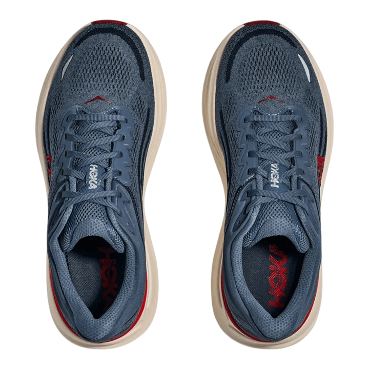 Hoka Bondi 9 Men's Thundercloud/Vermillion - Run Vault