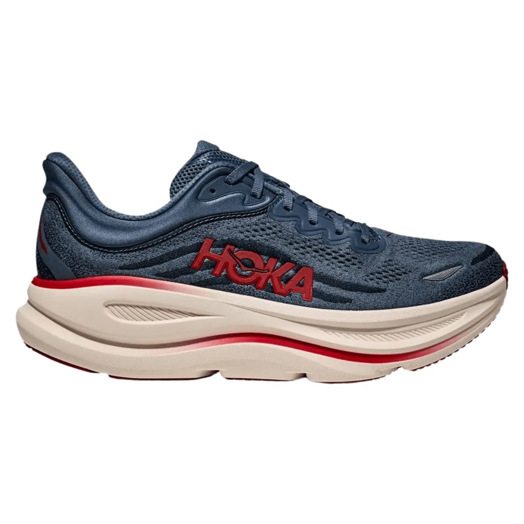 Hoka Bondi 9 Men's Thundercloud/Vermillion - Run Vault