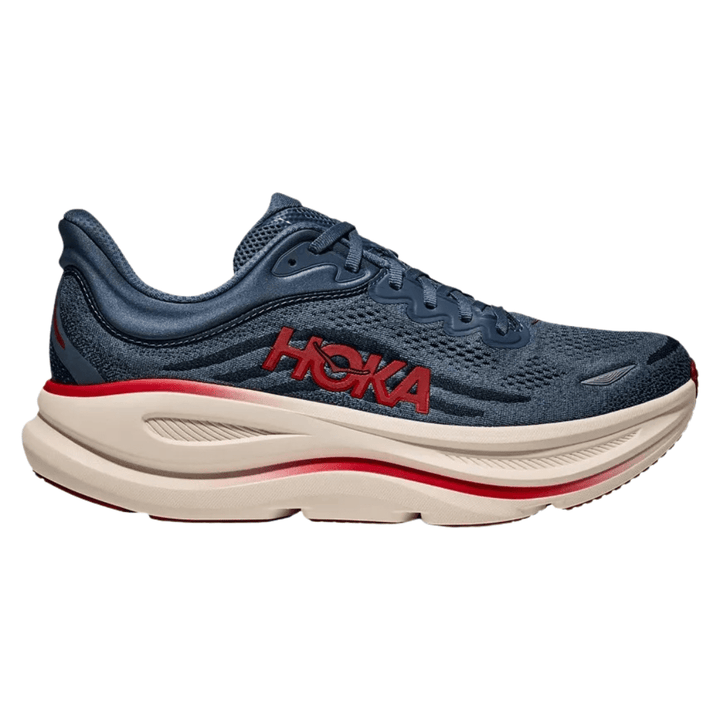 Hoka Bondi 9 Men's Thundercloud/Vermillion - Run Vault