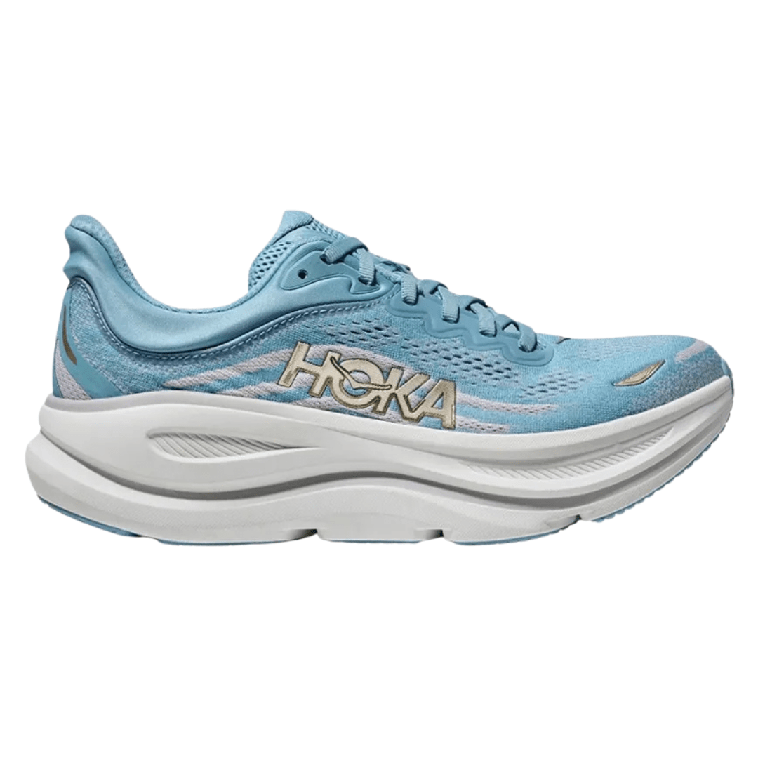 Hoka Bondi 9 Women's Raindrop/Ash Grey - Run Vault