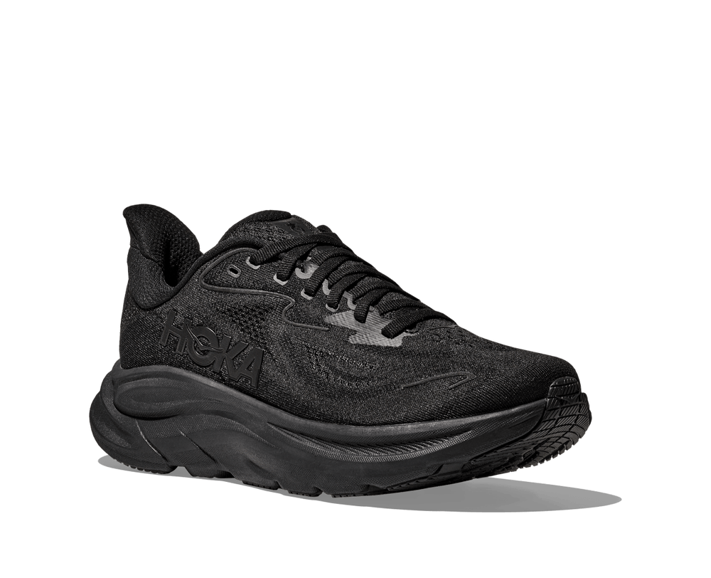 Hoka Clifton 10 - Men's - Black/Black - Run Vault