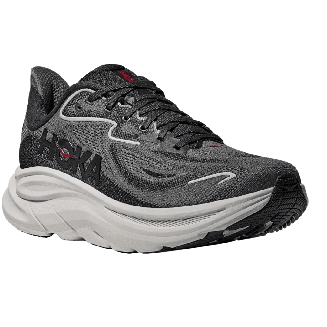 Hoka Clifton 10 Men's Carbon Black/Satellite Grey - Run Vault