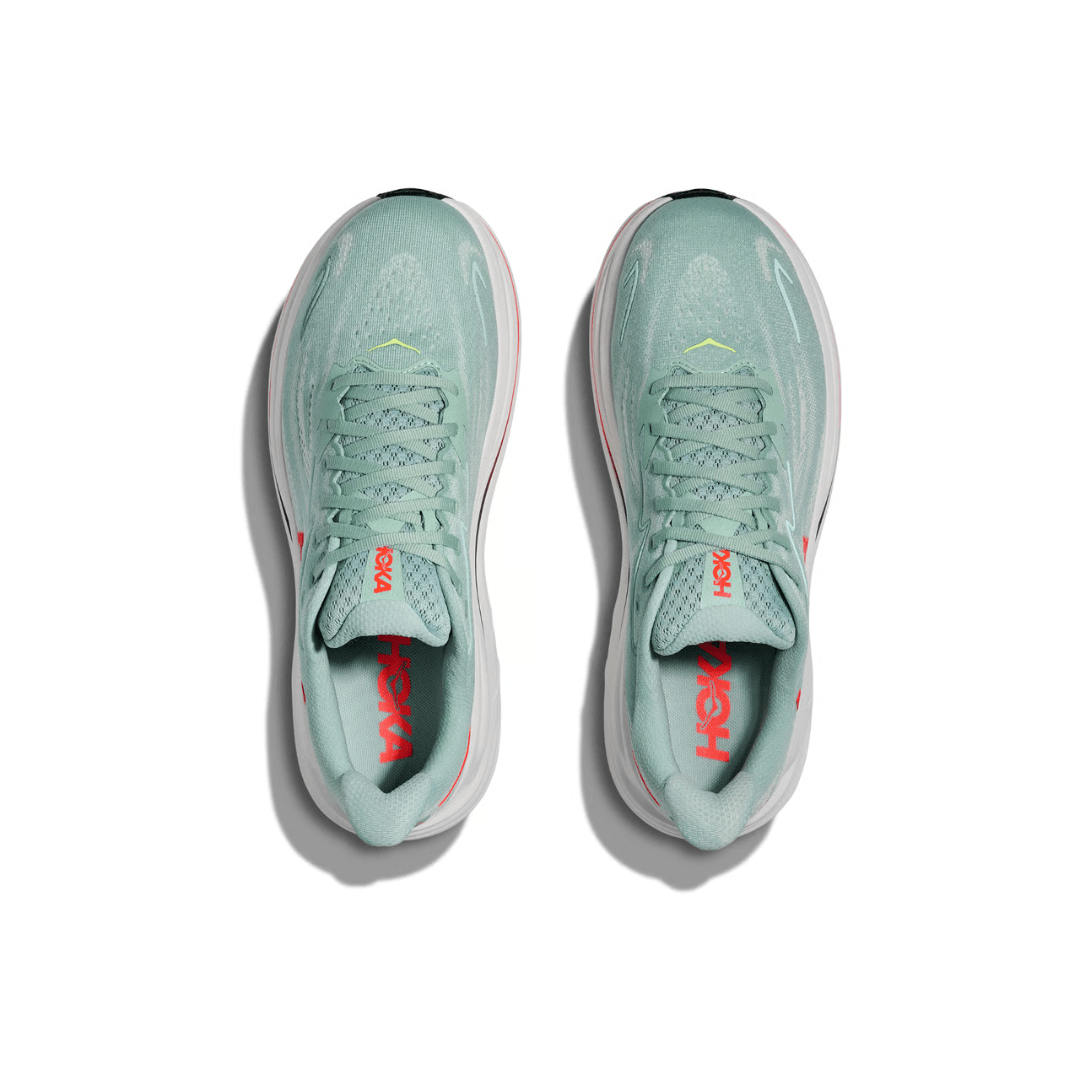 Hoka Clifton 10 Men's Sage/Neon Flame - Run Vault