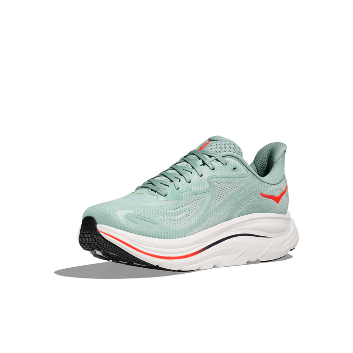 Hoka Clifton 10 Men's Sage/Neon Flame - Run Vault
