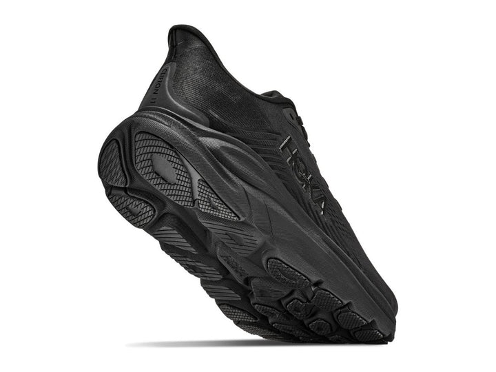 Hoka Clifton 11 Wide 2E Men's Black/Black - Run Vault