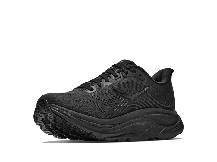 Hoka Clifton 11 Wide 2E Men's Black/Black - Run Vault