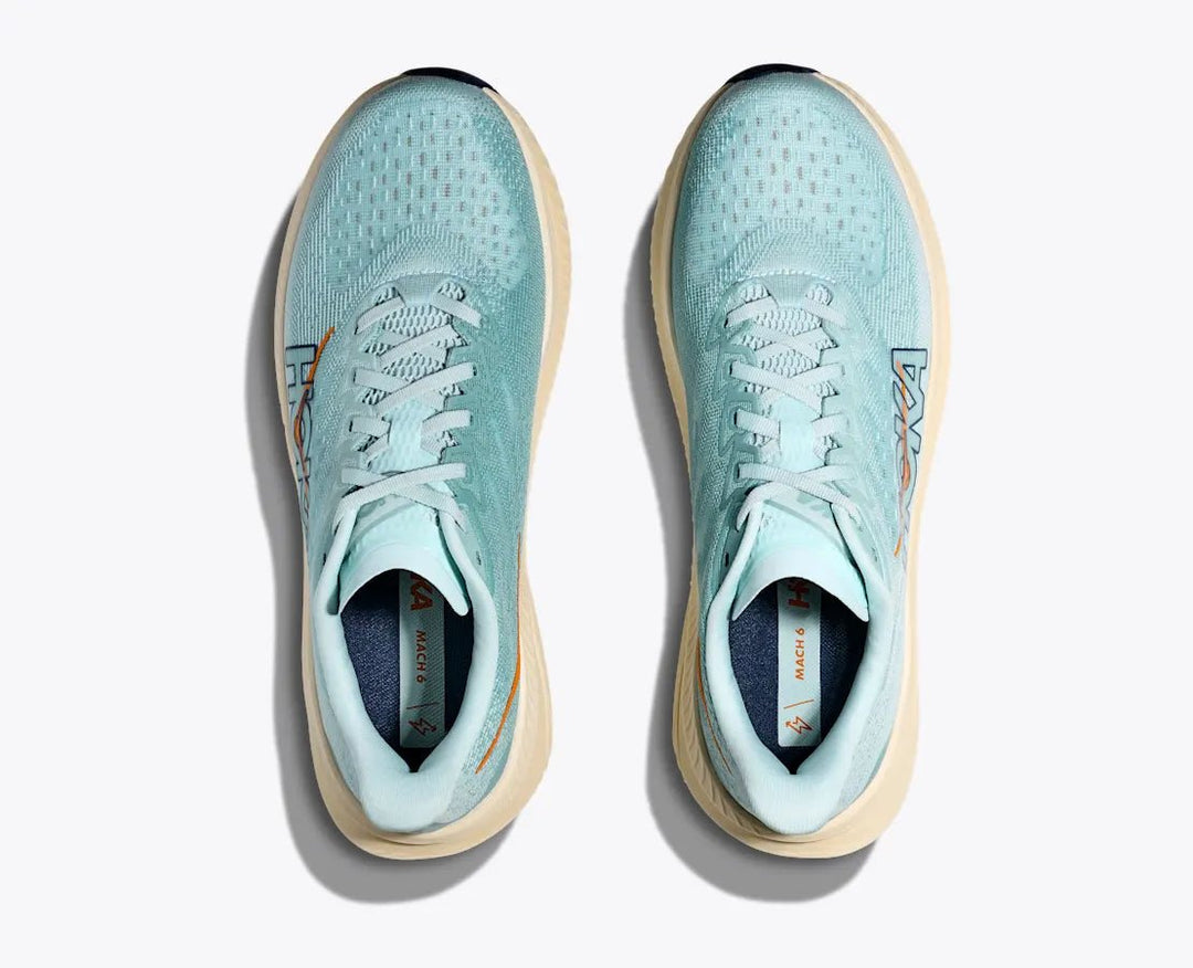 Hoka - Mach 6 - Men's - Clear Sea/Sea Water - Run Vault