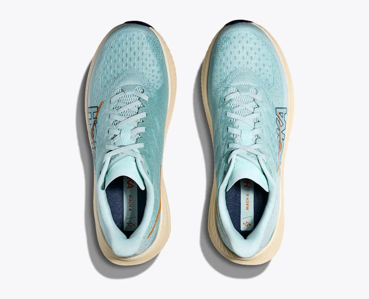 Hoka - Mach 6 - Men's - Clear Sea/Sea Water - Run Vault
