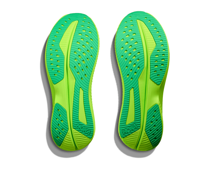 Hoka - Mach 6 - Men's - White/Neon Lime - Run Vault