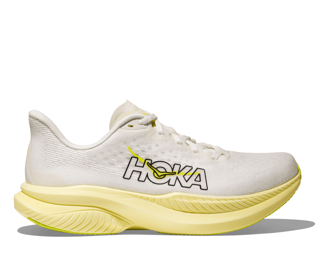 Hoka - Mach 6 - Women's - White/Neon Hoka Citrus - Run Vault