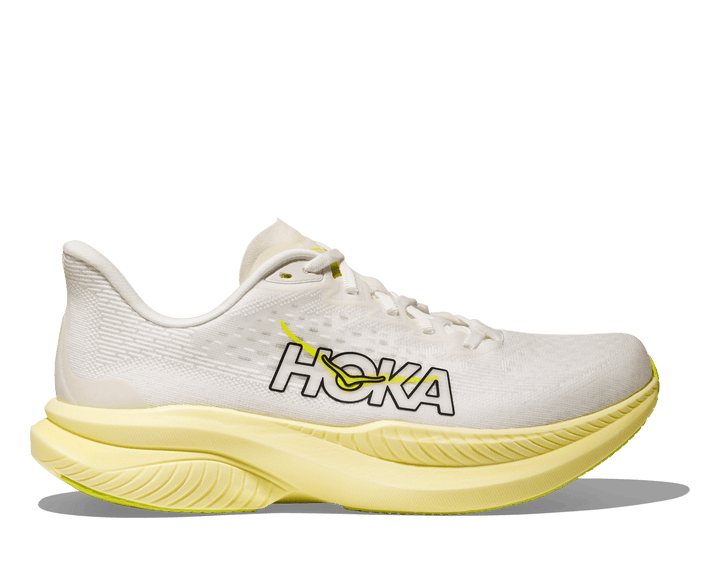 Hoka - Mach 6 - Women's - White/Neon Hoka Citrus - Run Vault