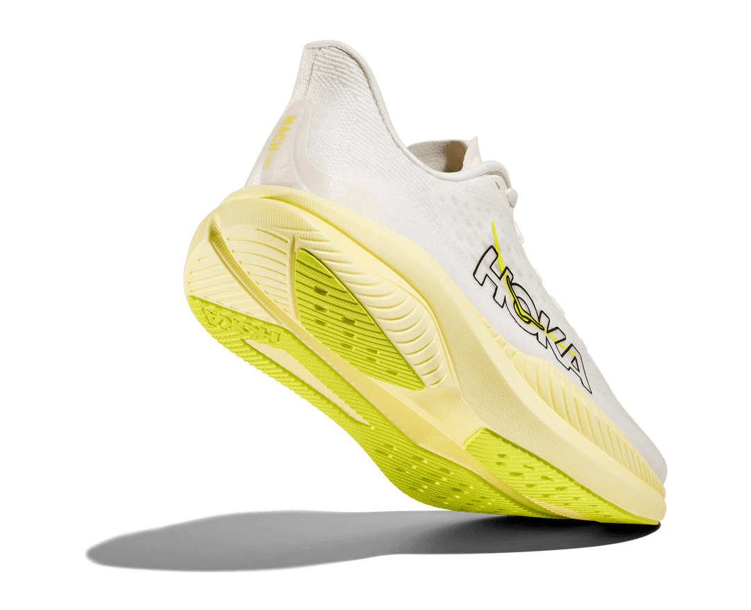 Hoka - Mach 6 - Women's - White/Neon Hoka Citrus - Run Vault