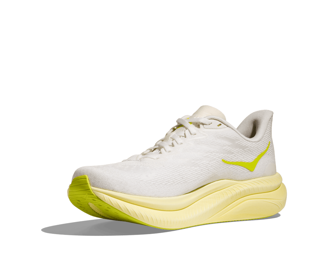 Hoka - Mach 6 - Women's - White/Neon Hoka Citrus - Run Vault