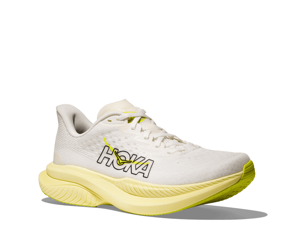 Hoka - Mach 6 - Women's - White/Neon Hoka Citrus - Run Vault