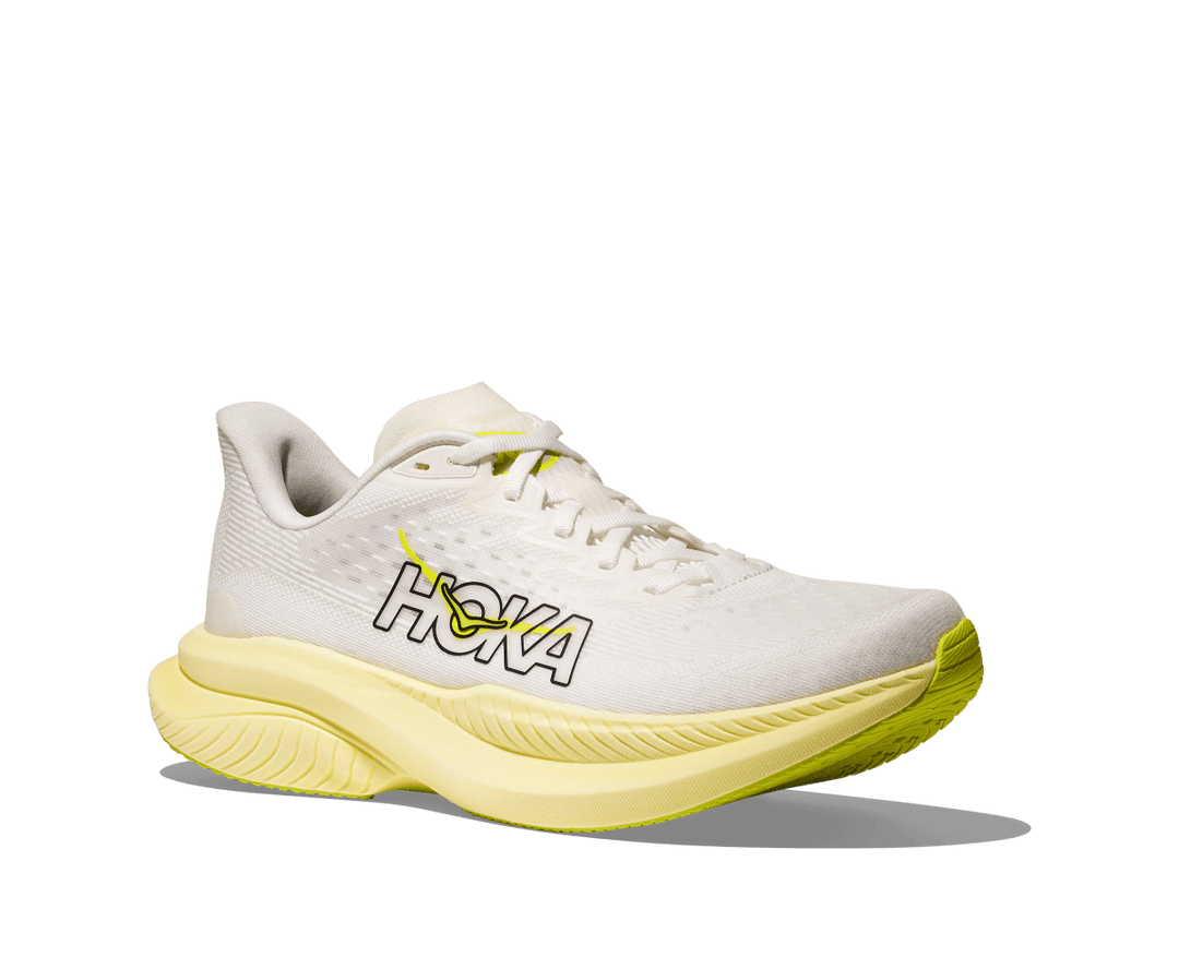 Hoka - Mach 6 - Women's - White/Neon Hoka Citrus - Run Vault