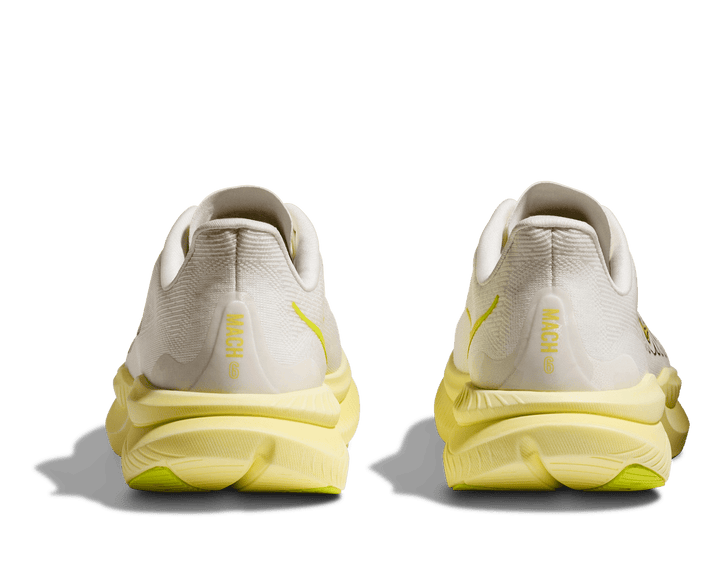 Hoka - Mach 6 - Women's - White/Neon Hoka Citrus - Run Vault