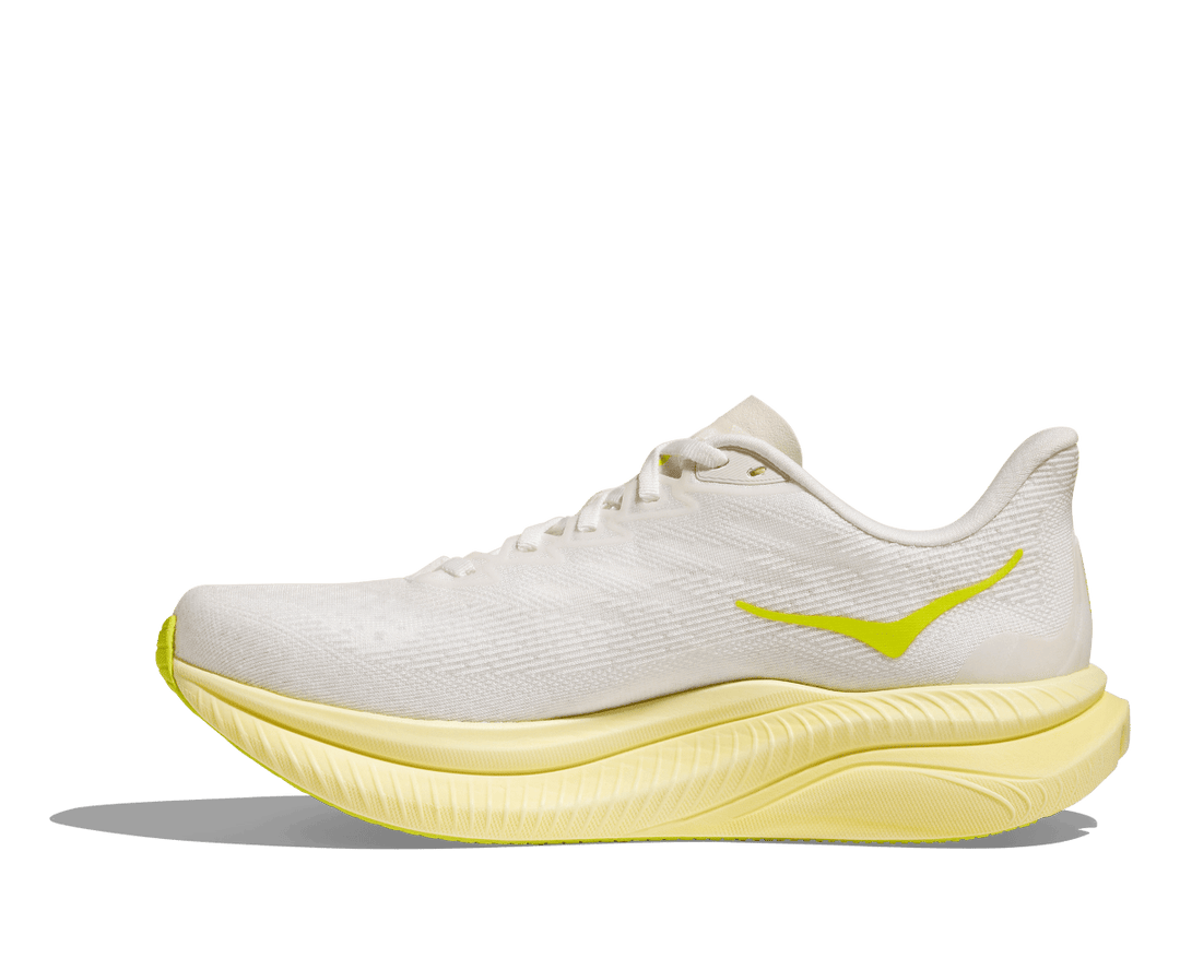 Hoka - Mach 6 - Women's - White/Neon Hoka Citrus - Run Vault