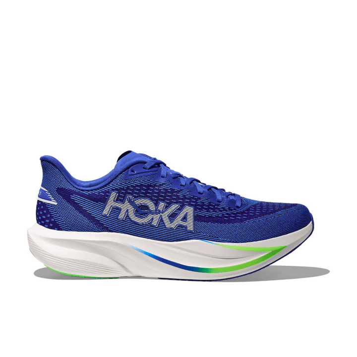 Hoka Mach 7 Men's Cobalt Blue/Neon Green - Run Vault