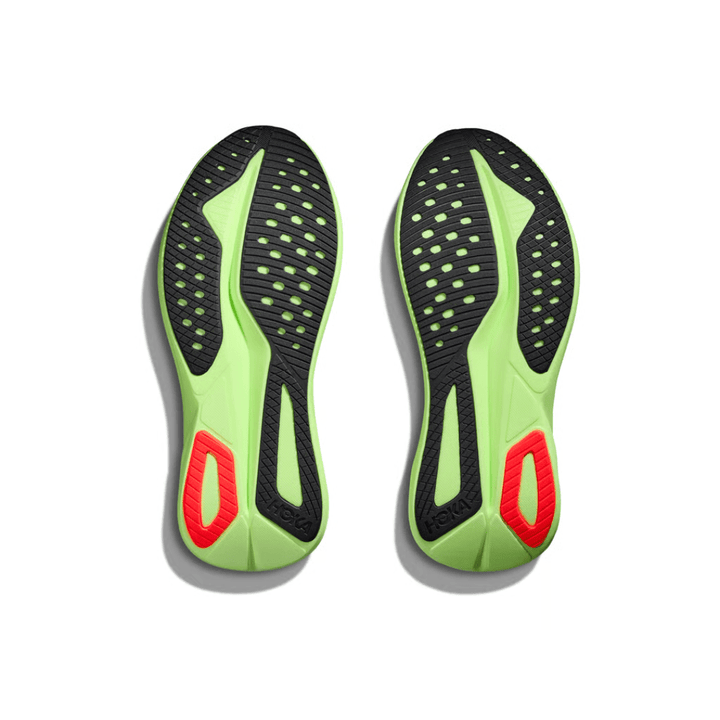 Hoka Mach 7 Men's Frost/Neon Yuzu WIDE 2E - Run Vault
