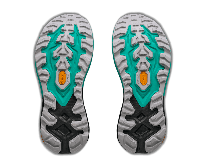 Hoka Mafate 5 Women's Black/Electric Aqua - Run Vault