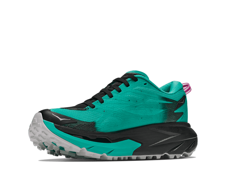 Hoka Mafate 5 Women's Black/Electric Aqua - Run Vault