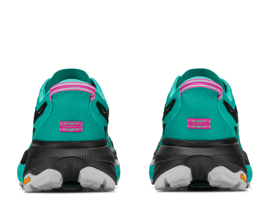 Hoka Mafate 5 Women's Black/Electric Aqua - Run Vault