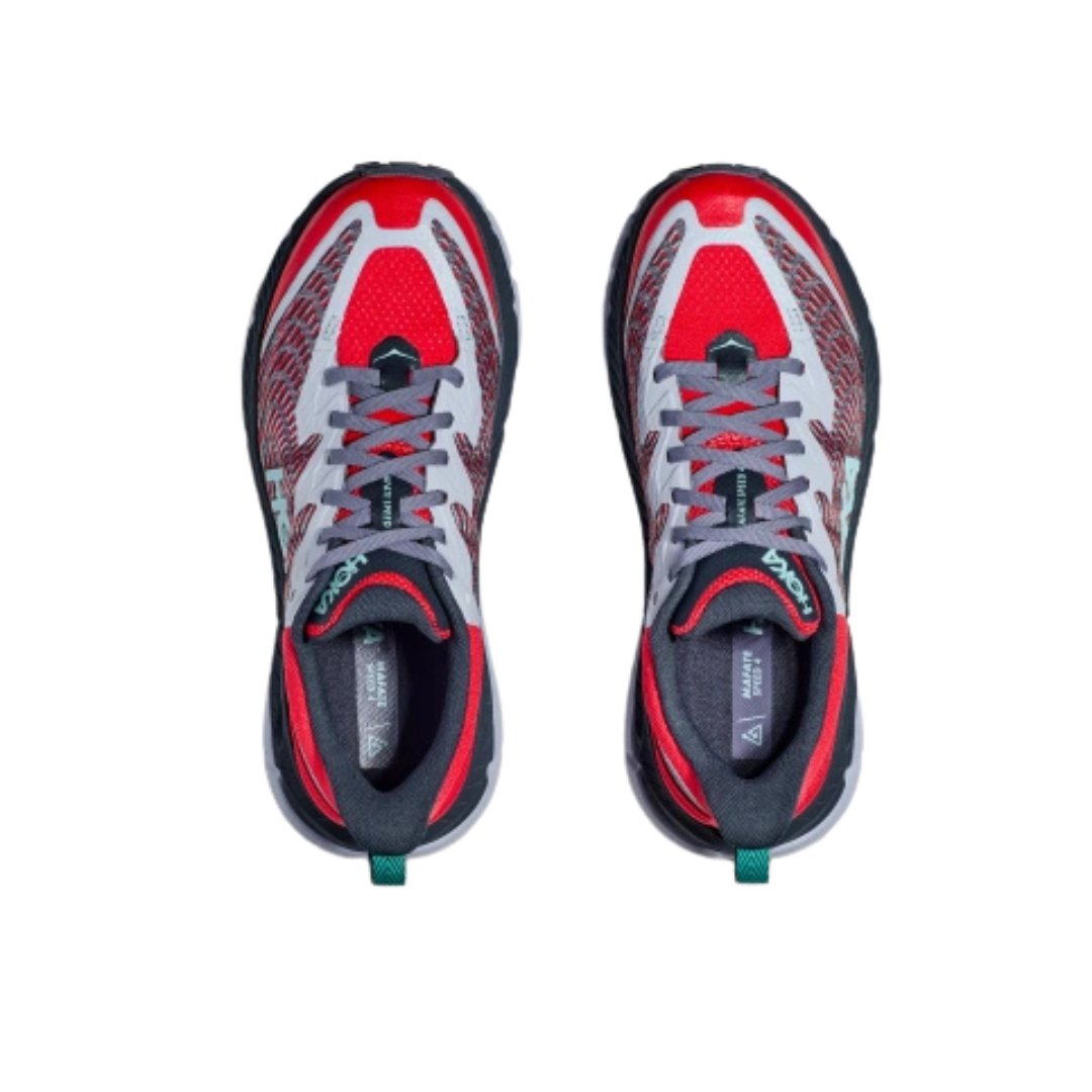 Hoka - Mafate Speed 4 - Men's - Cerise/Stormy Skies - Run Vault