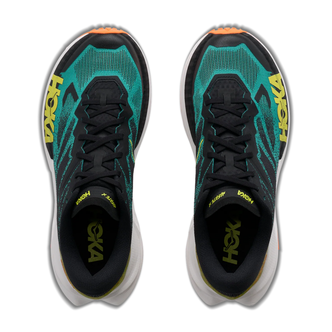 Hoka - Mafate X - Men's -Black/Electric Aqua
