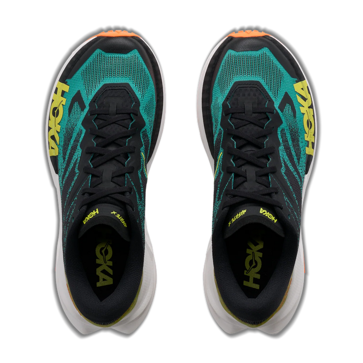 Hoka - Mafate X - Men's -Black/Electric Aqua