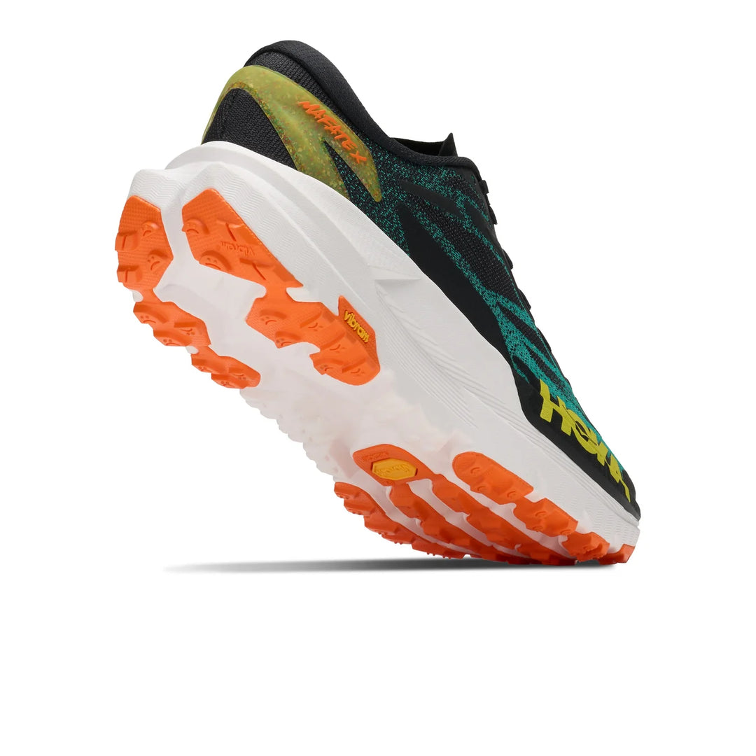 Hoka - Mafate X - Men's -Black/Electric Aqua