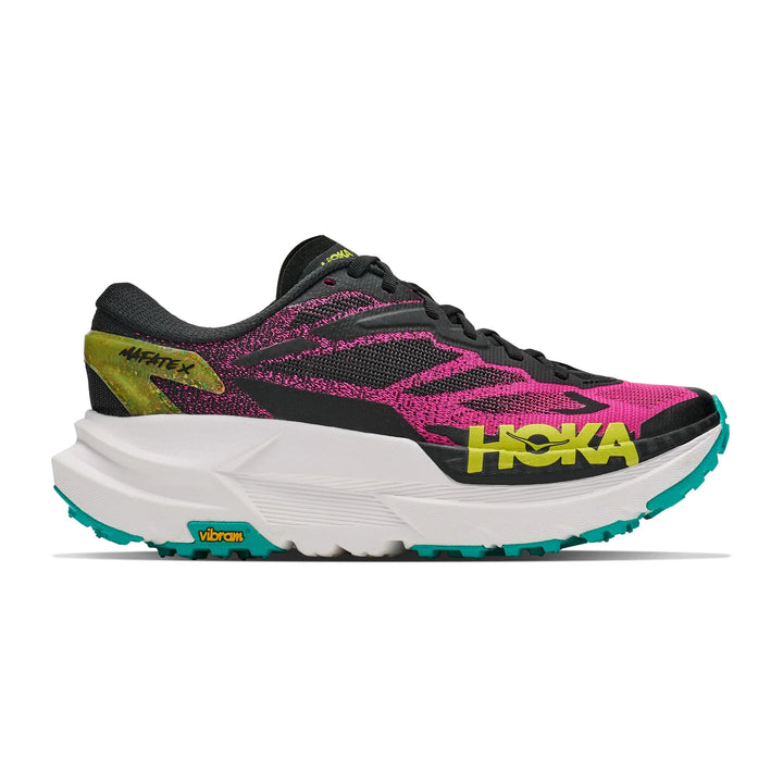 Hoka Mafate X Women's Black/Neon Dragonfruit
