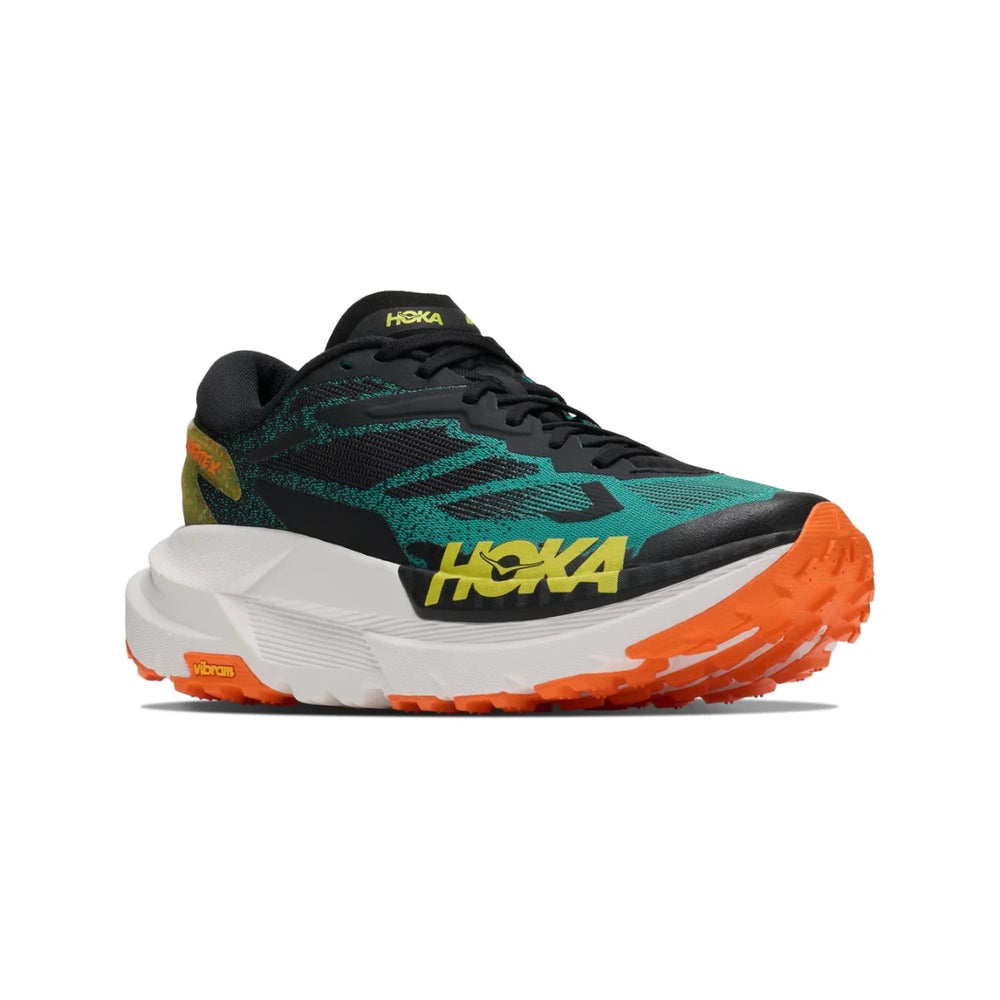 Hoka - Mafate X - Men's -Black/Electric Aqua - Run Vault