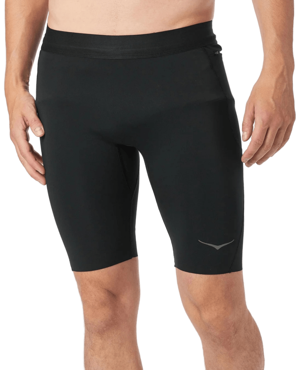 Hoka Novafly Half Tight - Mens - Black - Koshi Tan - Tan - Run Vault