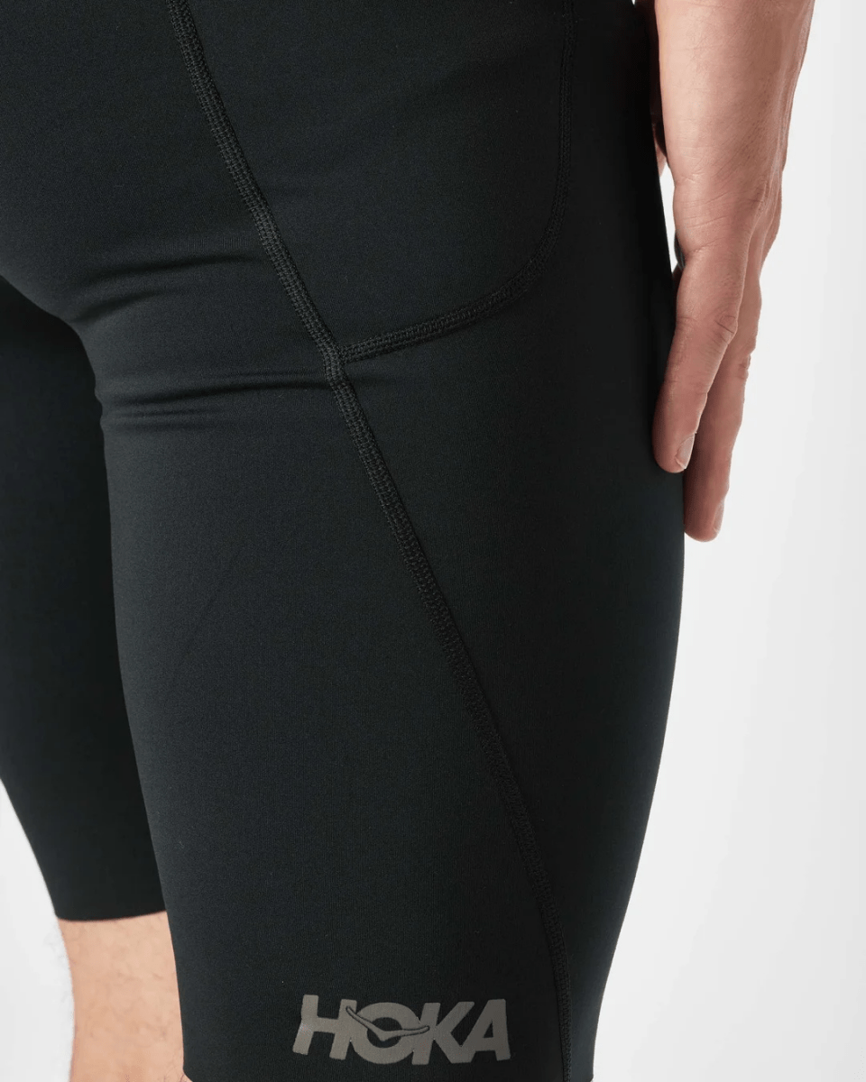 Hoka Novafly Half Tight - Mens - Black - Koshi Tan - Tan - Run Vault